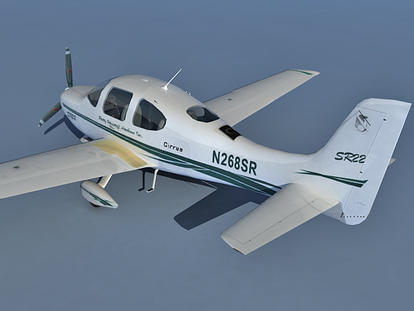 cirrus sr22 3d model - Cirrus SR22 3d model by Eric.Levi