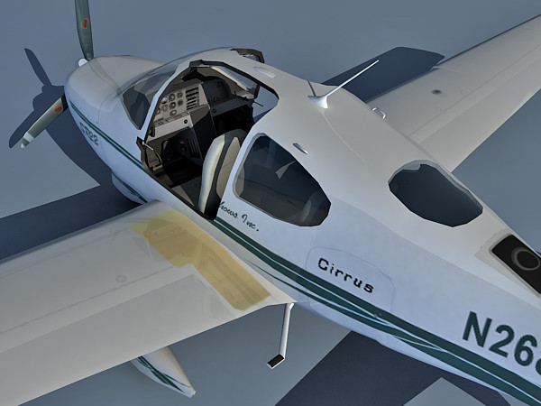 cirrus sr22 3d model - Cirrus SR22 3d model by Eric.Levi