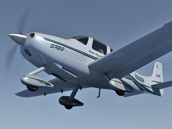 cirrus sr22 3d model - Cirrus SR22 3d model by Eric.Levi