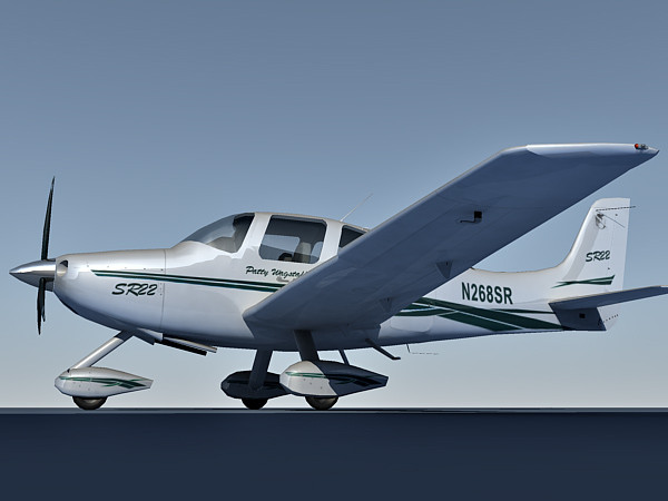 cirrus sr22 3d model - Cirrus SR22 3d model by Eric.Levi