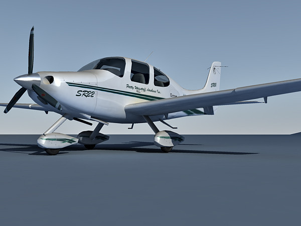 cirrus sr22 3d model - Cirrus SR22 3d model by Eric.Levi