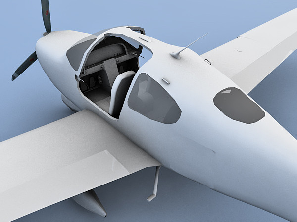 cirrus sr22 3d model - Cirrus SR22 3d model by Eric.Levi