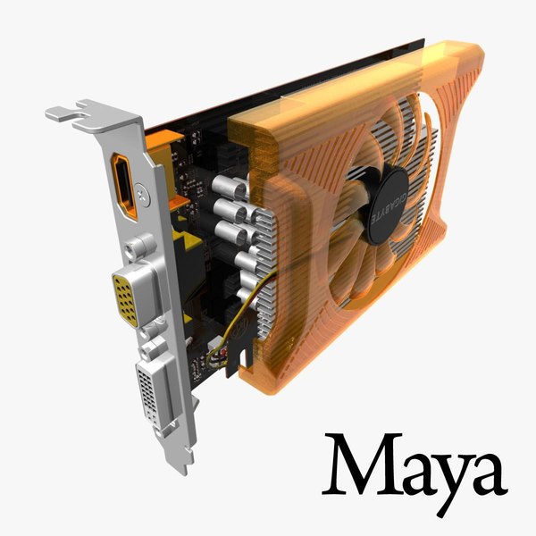 videocard gigabyte gv-n220oc mf 3d model - VideoCard.Gigabyte.GV-N220OC.MF... by 3DLocker
