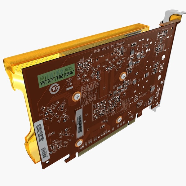videocard gigabyte gv-n220oc mf 3d model - VideoCard.Gigabyte.GV-N220OC.MF... by 3DLocker