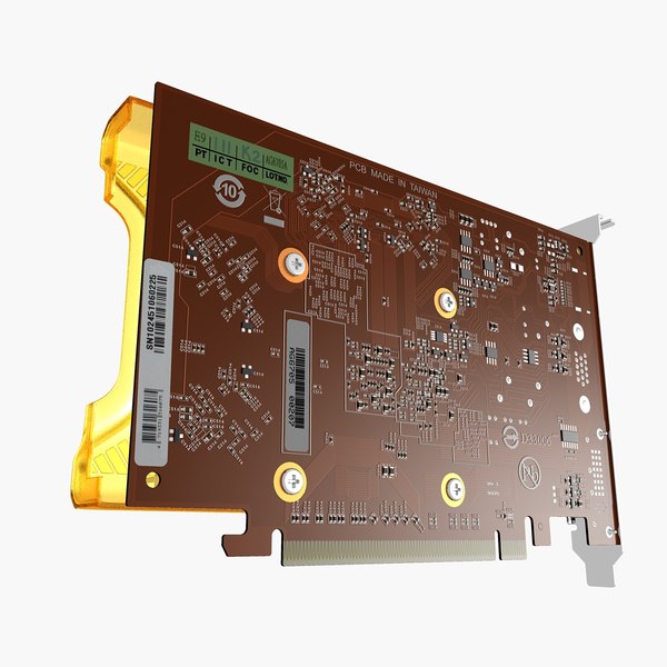 videocard gigabyte gv-n220oc mf 3d model - VideoCard.Gigabyte.GV-N220OC.MF... by 3DLocker