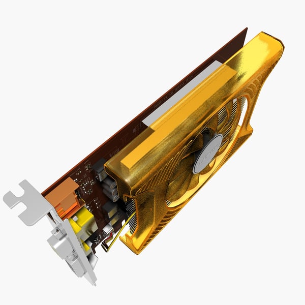videocard gigabyte gv-n220oc mf 3d model - VideoCard.Gigabyte.GV-N220OC.MF... by 3DLocker