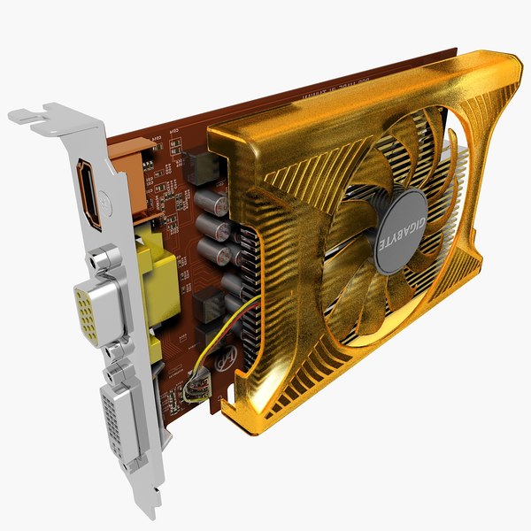 videocard gigabyte gv-n220oc mf 3d model - VideoCard.Gigabyte.GV-N220OC.MF... by 3DLocker