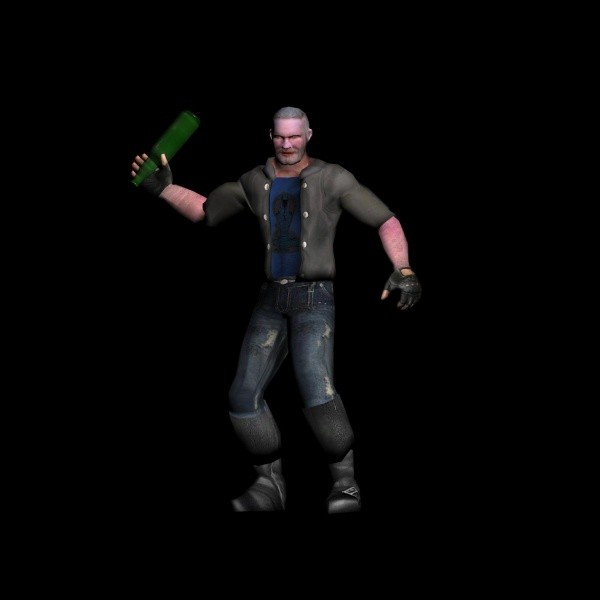 3d rigged biker model - Biker 2 by Wrightsmedia