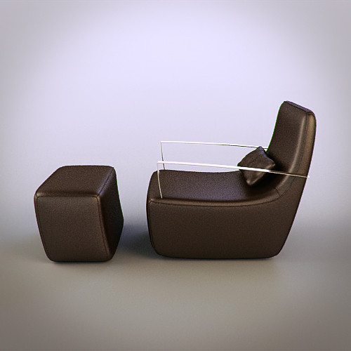 poltrone neo armchair ligne roset 3d model - Ligne Roset Poltrone Neo by RTEwork