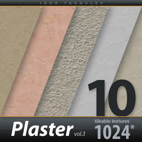 Wall Plaster Textures 1024x1024 vol.3