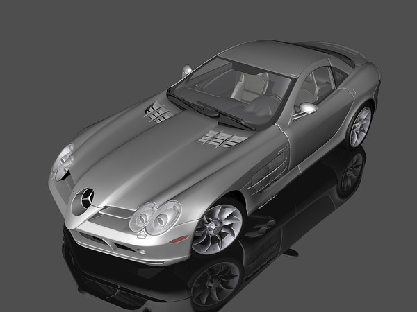 c4d mercedes-benz slr mclaren 2005 - Mercedes-Benz SLR McLaren 2005 by TiRex3D