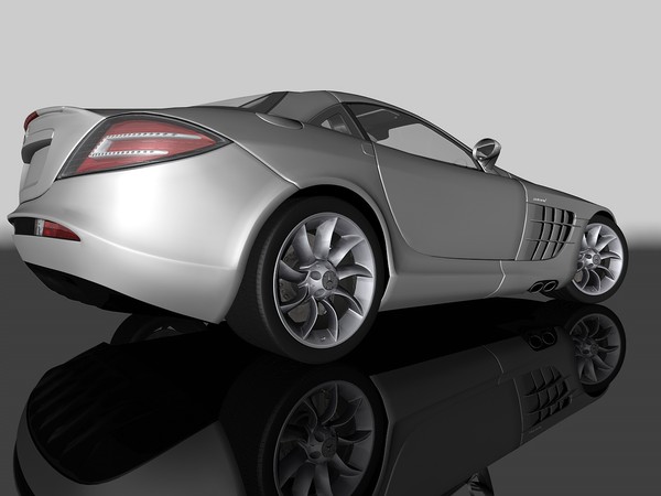 c4d mercedes-benz slr mclaren 2005 - Mercedes-Benz SLR McLaren 2005 by TiRex3D