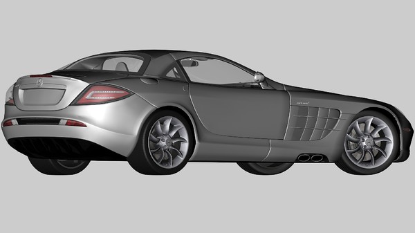 c4d mercedes-benz slr mclaren 2005 - Mercedes-Benz SLR McLaren 2005 by TiRex3D