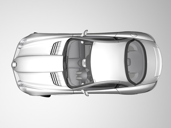c4d mercedes-benz slr mclaren 2005 - Mercedes-Benz SLR McLaren 2005 by TiRex3D