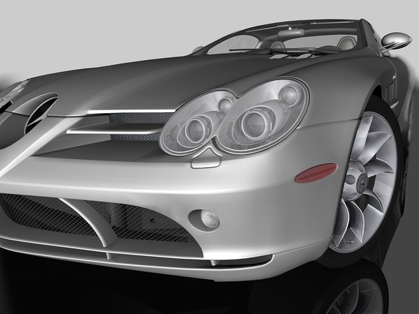c4d mercedes-benz slr mclaren 2005 - Mercedes-Benz SLR McLaren 2005 by TiRex3D