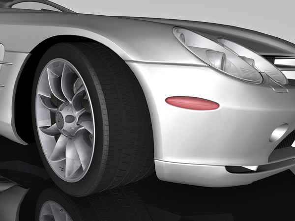 c4d mercedes-benz slr mclaren 2005 - Mercedes-Benz SLR McLaren 2005 by TiRex3D