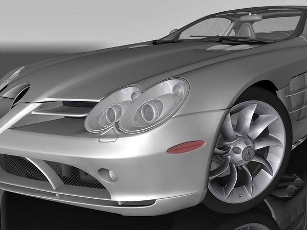 c4d mercedes-benz slr mclaren 2005 - Mercedes-Benz SLR McLaren 2005 by TiRex3D