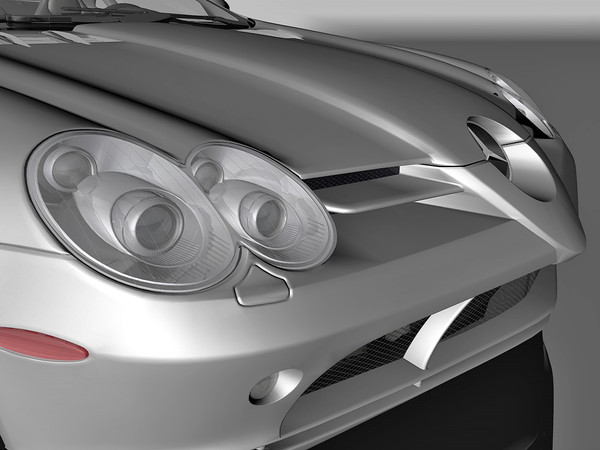 c4d mercedes-benz slr mclaren 2005 - Mercedes-Benz SLR McLaren 2005 by TiRex3D