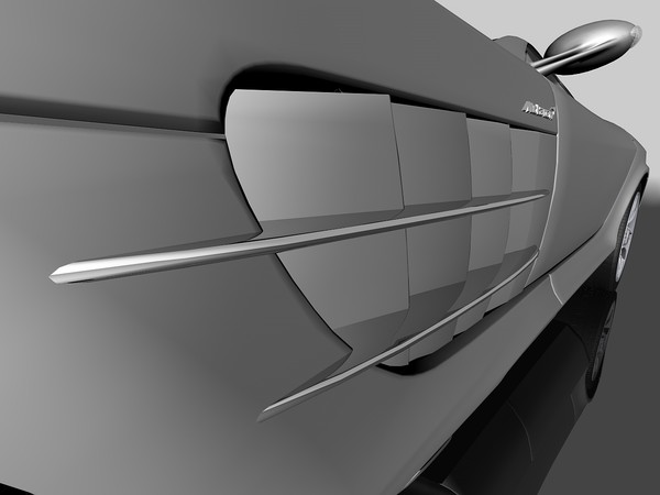 c4d mercedes-benz slr mclaren 2005 - Mercedes-Benz SLR McLaren 2005 by TiRex3D