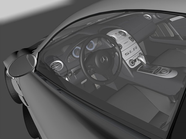 c4d mercedes-benz slr mclaren 2005 - Mercedes-Benz SLR McLaren 2005 by TiRex3D