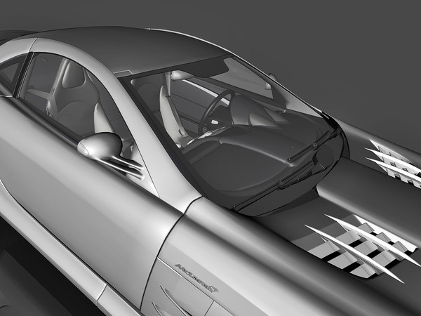 c4d mercedes-benz slr mclaren 2005 - Mercedes-Benz SLR McLaren 2005 by TiRex3D