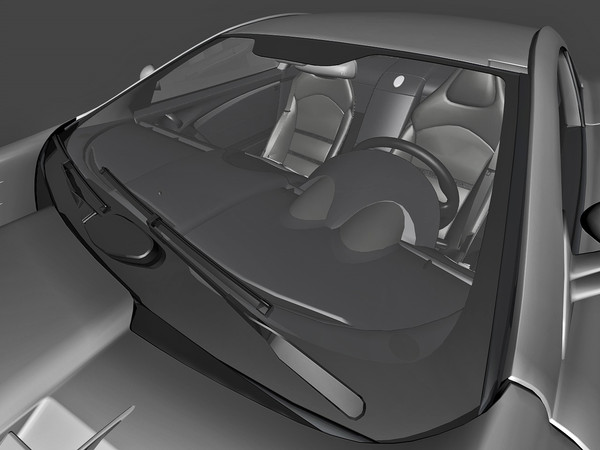 c4d mercedes-benz slr mclaren 2005 - Mercedes-Benz SLR McLaren 2005 by TiRex3D