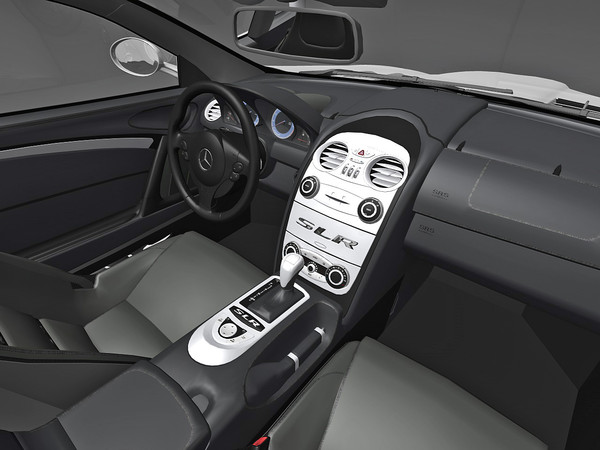 c4d mercedes-benz slr mclaren 2005 - Mercedes-Benz SLR McLaren 2005 by TiRex3D