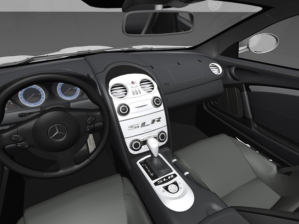 c4d mercedes-benz slr mclaren 2005 - Mercedes-Benz SLR McLaren 2005 by TiRex3D