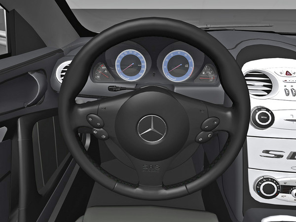 c4d mercedes-benz slr mclaren 2005 - Mercedes-Benz SLR McLaren 2005 by TiRex3D