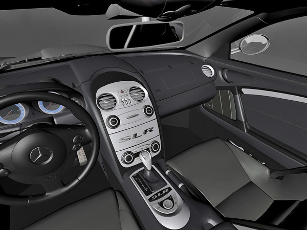 c4d mercedes-benz slr mclaren 2005 - Mercedes-Benz SLR McLaren 2005 by TiRex3D