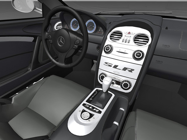 c4d mercedes-benz slr mclaren 2005 - Mercedes-Benz SLR McLaren 2005 by TiRex3D