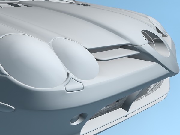 c4d mercedes-benz slr mclaren 2005 - Mercedes-Benz SLR McLaren 2005 by TiRex3D