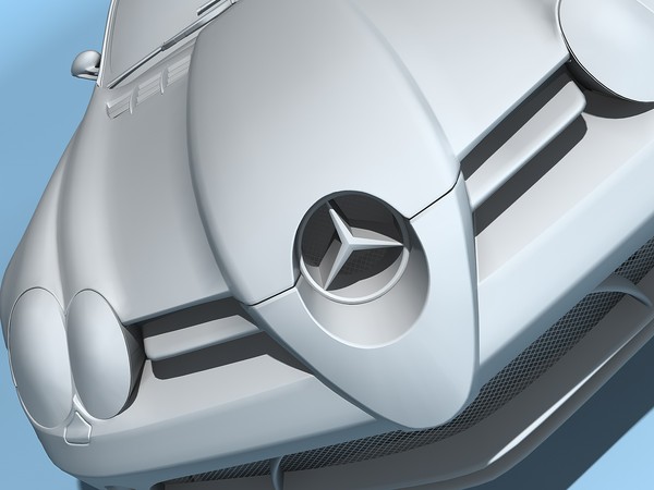 c4d mercedes-benz slr mclaren 2005 - Mercedes-Benz SLR McLaren 2005 by TiRex3D