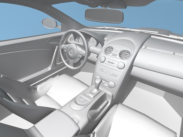 c4d mercedes-benz slr mclaren 2005 - Mercedes-Benz SLR McLaren 2005 by TiRex3D