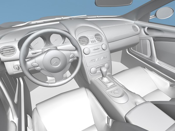 c4d mercedes-benz slr mclaren 2005 - Mercedes-Benz SLR McLaren 2005 by TiRex3D