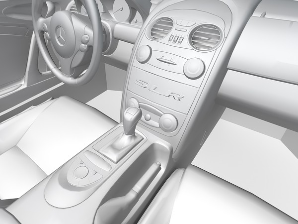 c4d mercedes-benz slr mclaren 2005 - Mercedes-Benz SLR McLaren 2005 by TiRex3D