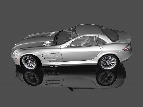 c4d mercedes-benz slr mclaren 2005 - Mercedes-Benz SLR McLaren 2005 by TiRex3D
