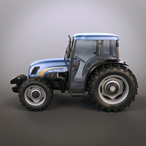 3d new holland t4050 - New Holland T4050 tractor by RTEwork