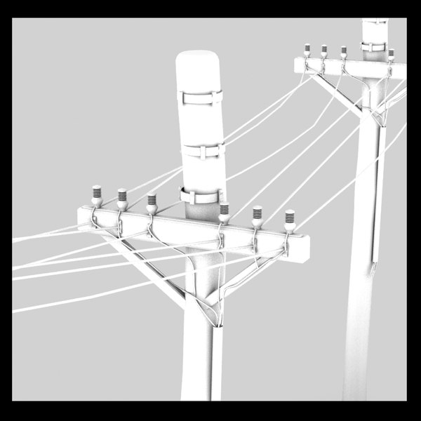 3d model power line - power line... by Litarvan