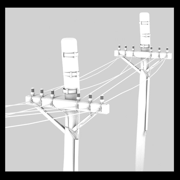 3d model power line - power line... by Litarvan