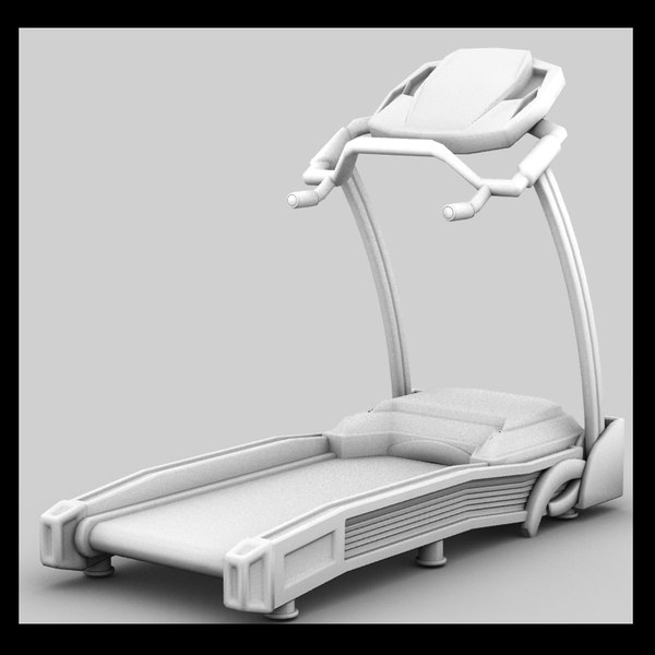 treadmill exercise 3d model - Treadmill... by Litarvan