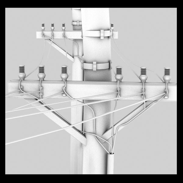 3d model power line - power line... by Litarvan