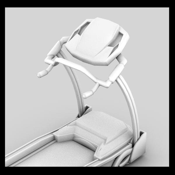 treadmill exercise 3d model - Treadmill... by Litarvan