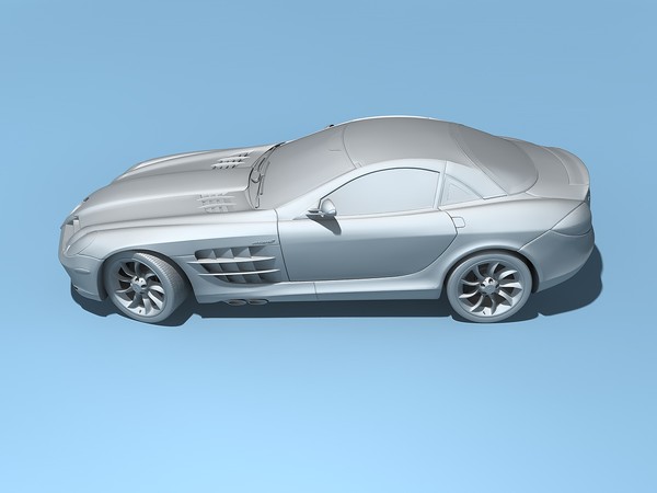 c4d mercedes-benz slr mclaren 2005 - Mercedes-Benz SLR McLaren 2005 by TiRex3D
