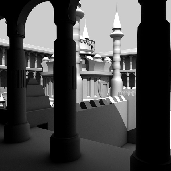 magical palace 3d c4d - Magic Palace... by KeremGogus