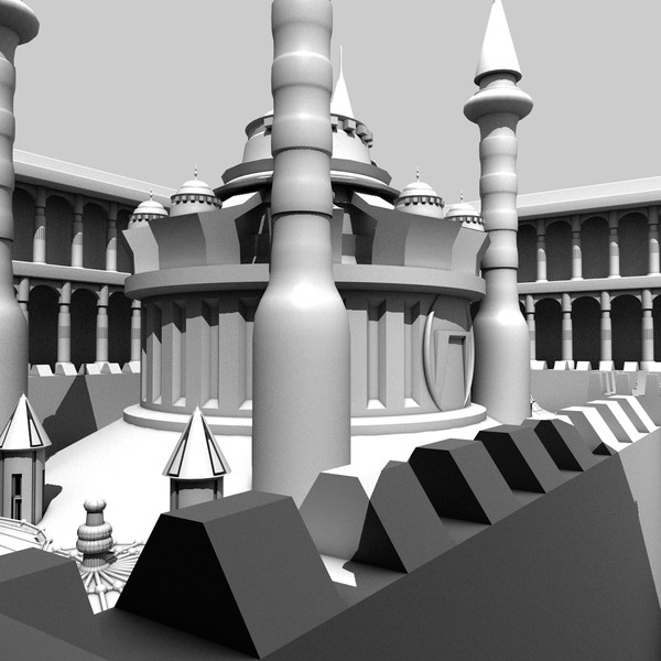 magical palace 3d c4d - Magic Palace... by KeremGogus