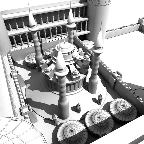magical palace 3d c4d - Magic Palace... by KeremGogus