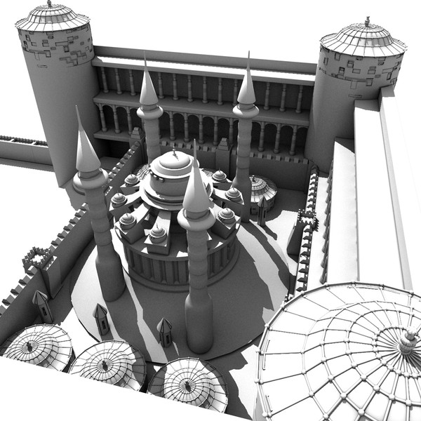 magical palace 3d c4d - Magic Palace... by KeremGogus