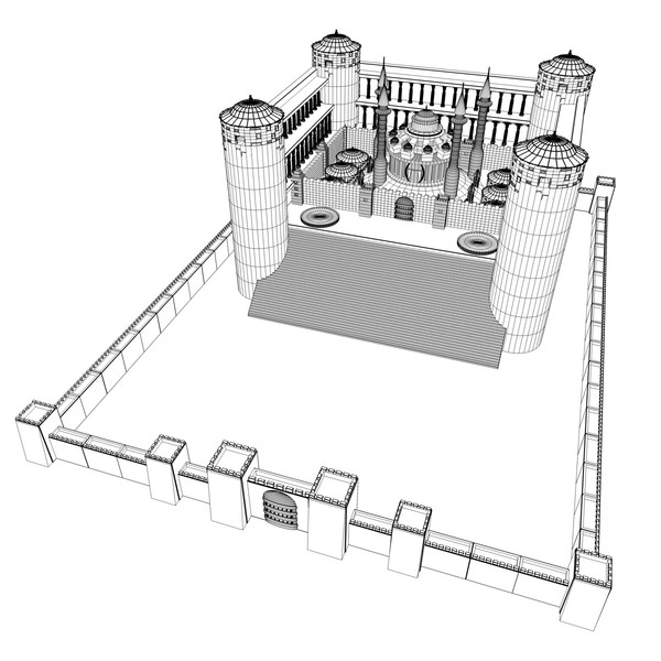 magical palace 3d c4d - Magic Palace... by KeremGogus