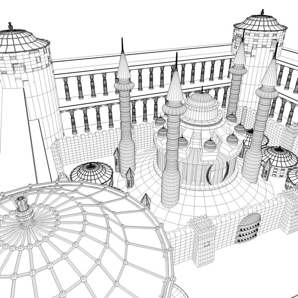 magical palace 3d c4d - Magic Palace... by KeremGogus